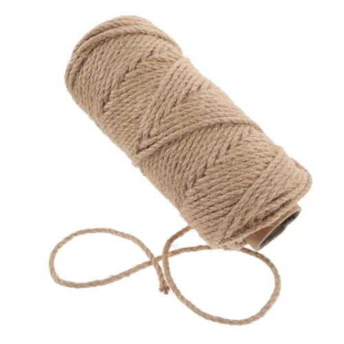 MERRYHAPY 1Stk Vintage Schnur bastelschnur Katzenkratzseil natürliches Jutegarn Sisalseil für Katzen Kratzbaum Sisalkatze Sackleinen Hanfseil selber Machen DIY Seil dekoratives Seil MERRYHAPY 1Stk Vintage Schnur bastelschnur Katzenkratzseil natürliches Jutegarn Sisalseil für Katzen Kratzbaum Sisalkatze Sackleinen Hanfseil selber Machen DIY Seil dekoratives Seil von MERRYHAPY