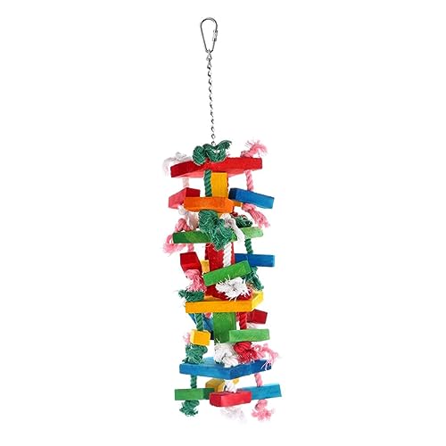 MERRYHAPY 1stück Lustiges Papageien Kauspielzeug Buntes Spielzeug Für Große Und Mittelgroße Vögel Dekorativer Spielzeuganhänger Zum Kauen Und Spielen MERRYHAPY 1stück Lustiges Papageien Kauspielzeug Buntes Spielzeug Für Große Und Mittelgroße Vögel Dekorativer Spielzeuganhänger Zum Kauen Und Spielen von MERRYHAPY