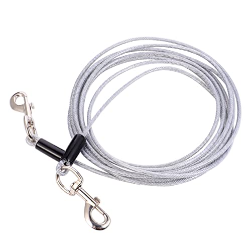 MERRYHAPY 1pc Creative Double Head Pet Chain Verlängerte Hundeleine Pet Pulling Rope Kit MERRYHAPY 1pc Creative Double Head Pet Chain Verlängerte Hundeleine Pet Pulling Rope Kit von MERRYHAPY