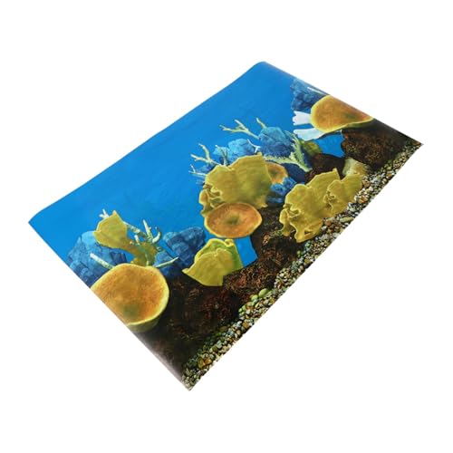 MERRYHAPY 1stück Aquarium Hintergrundpapier Selbstklebendes Für Fischbecken Doppelseitig Lang Landschaftsdesign Zur Verkleidung Von Schläuchen Und Filtern von MERRYHAPY
