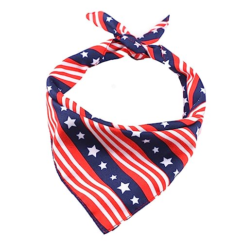 MERRYHAPY USA-Schal 1Stk Katze Halskette Dekor Haustierschals Welpen Hundehalstuch-Lätzchen schmücken Usa Flagge von MERRYHAPY