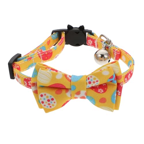 MERRYHAPY 1stück Katzenhalsband Mit Glöckchen Und Schleife Verstellbares Hautfreundliches Und Stilvolles Halsband Für Kätzchen Für Standortbestimmung Für Haustiere von MERRYHAPY