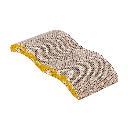 MERRYHAPY 1stück Wellenförmige Katzenkratzplatte Hochdichte Kratzbrett Für Katzen Und Kätzchen Kreatives Spielzeug Zufällige Farbe Und Muster MERRYHAPY 1stück Wellenförmige Katzenkratzplatte Hochdichte Kratzbrett Für Katzen Und Kätzchen Kreatives Spielzeug Zufällige Farbe Und Muster von MERRYHAPY