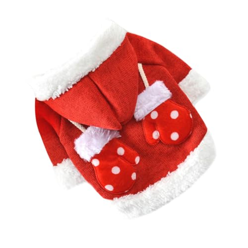 MERRYHAPY Hundepullover Weihnachtsoutfit Für Kleine Hunde Winterbekleidung Aus Langlebigem Material Für Partykostüm Und Fotografieren von MERRYHAPY