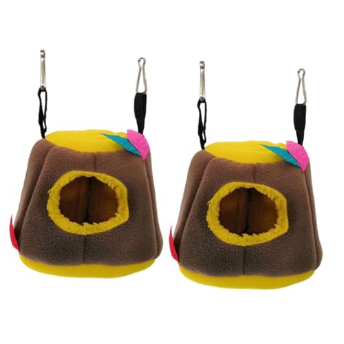 MERRYHAPY 2 Stück Tier-hängehöhle Haustier-hängebett Plüschmaterial Warmes Nest Für Hamster Meerschweinchen Und Eichhörnchen MERRYHAPY 2 Stück Tier-hängehöhle Haustier-hängebett Plüschmaterial Warmes Nest Für Hamster Meerschweinchen Und Eichhörnchen von MERRYHAPY