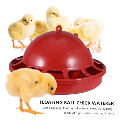 MERRYHAPY 2 STÜCK Teiliges Küken Automatische Wassertränke mit Schwimmer für Geflügel Kleine Vögel und Haustiere Langlebiges Material Nachfüllfunktion für Haus Gewerbefarmen von MERRYHAPY