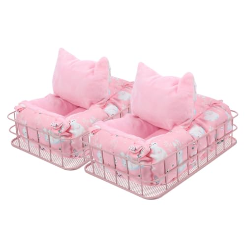 MERRYHAPY 2 Sätze Hamsterhängematte mit Metallrahmen Atmungsaktiv und Kratzfest Gemütliches Kleintierbett für Hamster Meerschweinchen und Eichhörnchen Sicherer Schlafplatz für Käfig MERRYHAPY 2 Sätze Hamsterhängematte mit Metallrahmen Atmungsaktiv und Kratzfest Gemütliches Kleintierbett für Hamster Meerschweinchen und Eichhörnchen Sicherer Schlafplatz für Käfig von MERRYHAPY