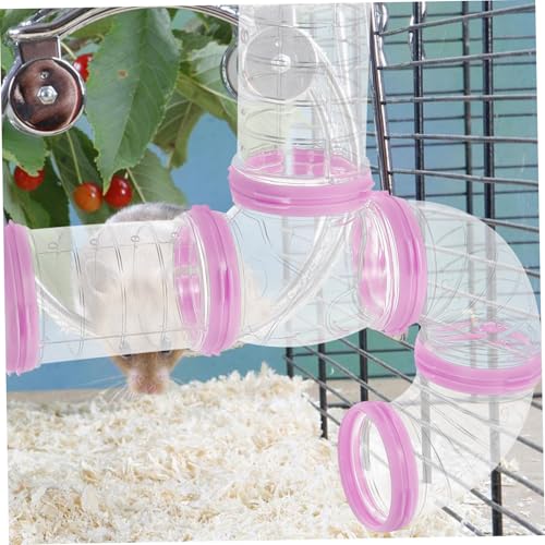 MERRYHAPY 2 Sätze Hamsterröhren Transparent DIY Außentunnel für Hamster Zwerghamster Kleine Nager Käfig Erweiterung Spielröhre Haustier Zubehör Rosa Blau MERRYHAPY 2 Sätze Hamsterröhren Transparent DIY Außentunnel für Hamster Zwerghamster Kleine Nager Käfig Erweiterung Spielröhre Haustier Zubehör Rosa Blau von MERRYHAPY