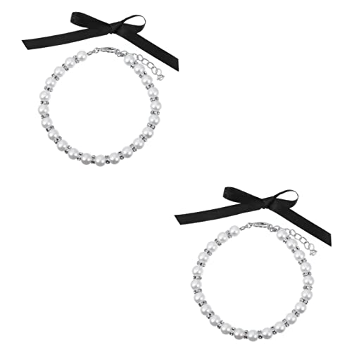 MERRYHAPY 2 Sätze Perlenhalsband Für Haustiere Katzenbedarf Hund Geburtstagskette Hundehalsband Mit Perlenkette Halsband Aus Katzenperlen Schmuckhalskette Cooler Hund Weiß Imitationsperlen MERRYHAPY 2 Sätze Perlenhalsband Für Haustiere Katzenbedarf Hund Geburtstagskette Hundehalsband Mit Perlenkette Halsband Aus Katzenperlen Schmuckhalskette Cooler Hund Weiß Imitationsperlen von MERRYHAPY