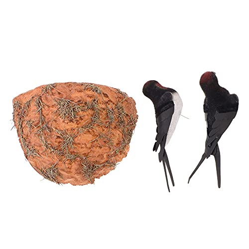 MERRYHAPY 2 Sätze Simuliertes Schwalbennest Gartenschwalben- Vogelnesthütte dekoratives Schwalbennest Animal Figures gartenskulptur Parkschmuck Modell Einer Gartenschwalbe Papierstau MERRYHAPY 2 Sätze Simuliertes Schwalbennest Gartenschwalben- Vogelnesthütte dekoratives Schwalbennest Animal Figures gartenskulptur Parkschmuck Modell Einer Gartenschwalbe Papierstau von MERRYHAPY