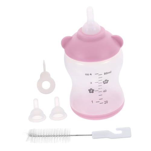 MERRYHAPY 2 Sets 80ml Katze Baby Kätzchen Stillflasche Feeder Haustier Zubehör Haustier Fütterung Werkzeuge Kein Schaden von MERRYHAPY
