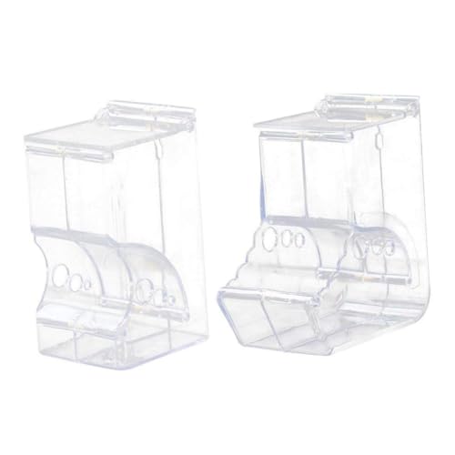 MERRYHAPY Sparen Sie Zeit Automatischer Futterspender 2er-Pack Acryl-Hamster-Futterspender für Katzen Kaninchen Vögel Feuchtigkeitsbeständig MERRYHAPY Sparen Sie Zeit Automatischer Futterspender 2er-Pack Acryl-Hamster-Futterspender für Katzen Kaninchen Vögel Feuchtigkeitsbeständig von MERRYHAPY