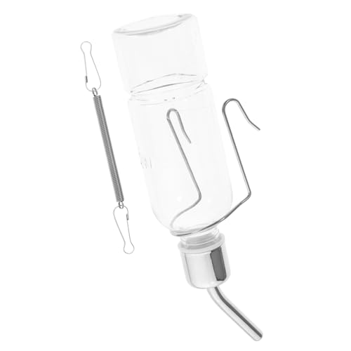 MERRYHAPY 2stücke Haustier Trinkflasche Hängender Wasserspender Für Meerschweinchen Und Hamster Auslaufsicher Transparentes Design Einfach Zu Montieren Für Kleine Haustiere von MERRYHAPY