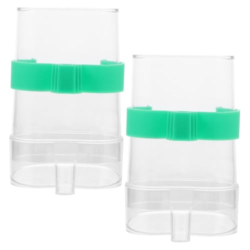 MERRYHAPY 2 Stück Automatischer Vogelwasserspender Transparenter Futterspender für Vögel für Wellensittiche und Haustiervögel Langlebig und Auslaufsicher MERRYHAPY 2 Stück Automatischer Vogelwasserspender Transparenter Futterspender für Vögel für Wellensittiche und Haustiervögel Langlebig und Auslaufsicher von MERRYHAPY