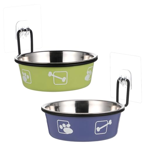 MERRYHAPY 2 Stück Edelstahl Erhöhte Katzenfutternäpfe zum Aufhängen mit Klebehaken Platzsparend Robust Auslaufsicher Wandmontage für Katzenfutter und Wasser Installieren und Reinigen MERRYHAPY 2 Stück Edelstahl Erhöhte Katzenfutternäpfe zum Aufhängen mit Klebehaken Platzsparend Robust Auslaufsicher Wandmontage für Katzenfutter und Wasser Installieren und Reinigen von MERRYHAPY