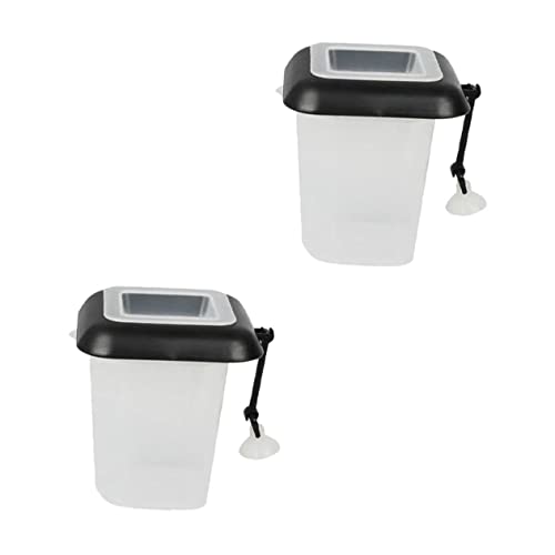 MERRYHAPY Fischbehälter-Set Aquarium-futterspender Auftau- Und Reinigungsfunktion Für Süßwasser- Und Aquarien von MERRYHAPY