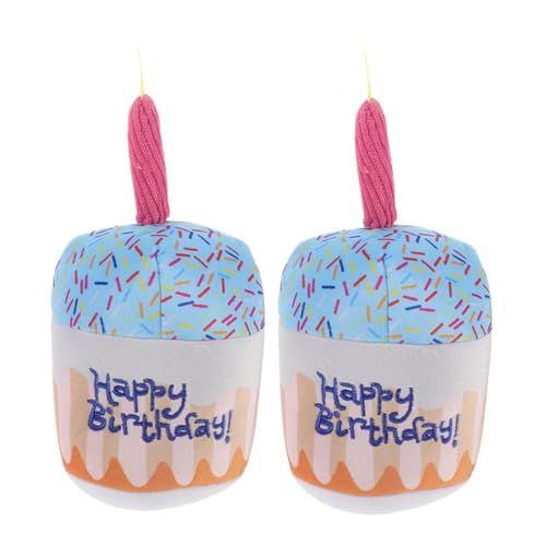 MERRYHAPY Quietschspielzeug-Set für Hunde Plüsch Kuchenform Kauspielzeug für Welpen lustiges und sicheres Hundespielzeug zur geistigen Anregung MERRYHAPY Quietschspielzeug-Set für Hunde Plüsch Kuchenform Kauspielzeug für Welpen lustiges und sicheres Hundespielzeug zur geistigen Anregung von MERRYHAPY