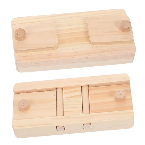 MERRYHAPY Holzspielzeug Für Hamster Zum Futtersuchen Interaktive Leckerlis Aufbewahrung Von Snacks Spielzeug Für Haustiere Sicheres Material Fördert Bewegung Und Spaß von MERRYHAPY