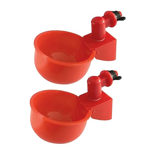 MERRYHAPY 2 Stück Hühnertrinker Wasserspender für Hühner Hund wasserflasche System Käfig wassermaschine Water Purifier Machine Wachtel Wasserbecher automatische Wasserspender Plastik rot MERRYHAPY 2 Stück Hühnertrinker Wasserspender für Hühner Hund wasserflasche System Käfig wassermaschine Water Purifier Machine Wachtel Wasserbecher automatische Wasserspender Plastik rot von MERRYHAPY