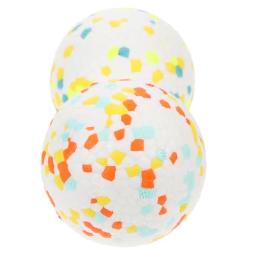 MERRYHAPY Hundeball interaktives Spielzeug 2 Stück Haustier-Spielball für Aggressive Kauer Beißbälle für Welpen sicheres Kauspielzeug für Hunde E-TPU-Material MERRYHAPY Hundeball interaktives Spielzeug 2 Stück Haustier-Spielball für Aggressive Kauer Beißbälle für Welpen sicheres Kauspielzeug für Hunde E-TPU-Material von MERRYHAPY