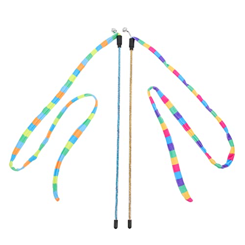 MERRYHAPY 2 Stück Interaktive Katzenspielzeuge Bunte Katzenangel mit Lustigem Design für Indoor Katzen und Langlebiges zur Stressbewältigung und Unterhaltung für Kätzchen Zufällige Farbe MERRYHAPY 2 Stück Interaktive Katzenspielzeuge Bunte Katzenangel mit Lustigem Design für Indoor Katzen und Langlebiges zur Stressbewältigung und Unterhaltung für Kätzchen Zufällige Farbe von MERRYHAPY