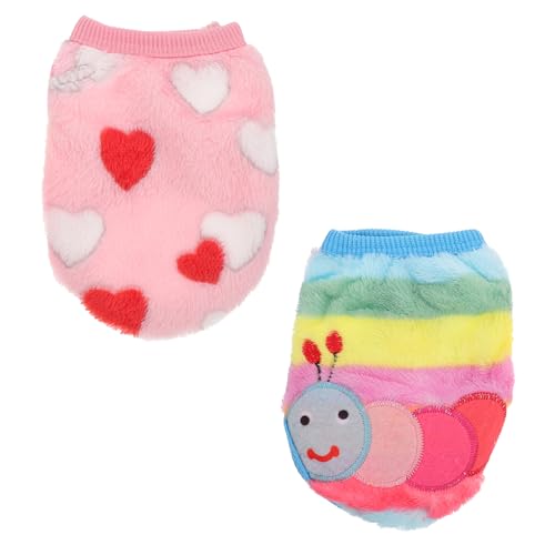 MERRYHAPY 2stücke Kaninchenkleidung Winter Wärmende Haustier-Shirts Aus Fleece Für Kleine Hunde Kleidung Für Kleintiere MERRYHAPY 2stücke Kaninchenkleidung Winter Wärmende Haustier-Shirts Aus Fleece Für Kleine Hunde Kleidung Für Kleintiere von MERRYHAPY