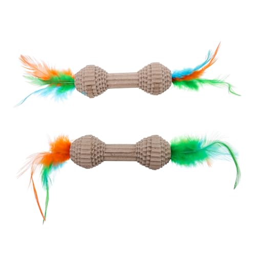 MERRYHAPY Katzenspielzeug-Set Katzenspielzeug zum Teasen für Hauskatzen Katzenspielzeug aus Wellpappe zum Kratzen MERRYHAPY Katzenspielzeug-Set Katzenspielzeug zum Teasen für Hauskatzen Katzenspielzeug aus Wellpappe zum Kratzen von MERRYHAPY