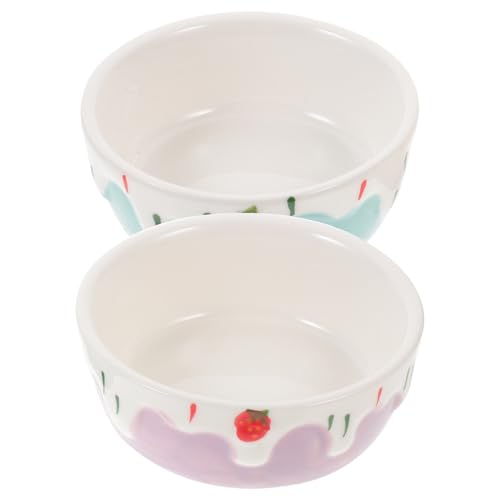 MERRYHAPY 2 Stück Keramischer Futternapf für Kleine Tiere Blau rutschfest Leicht zu Reinigen für Hamster Meerschweinchen und Kaninchen Futter und Wasserschüssel MERRYHAPY 2 Stück Keramischer Futternapf für Kleine Tiere Blau rutschfest Leicht zu Reinigen für Hamster Meerschweinchen und Kaninchen Futter und Wasserschüssel von MERRYHAPY