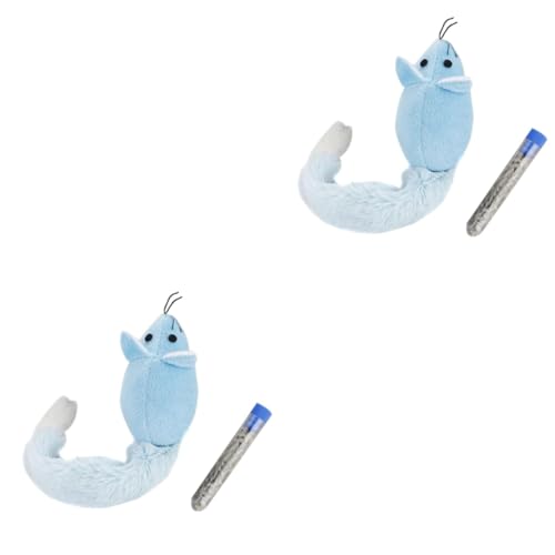 MERRYHAPY 2 Stück Plüsch Spielzeug Haustier Spielzeug Katze Interaktives Spielspielzeug Katzen Spielzeug Bambus Blau MERRYHAPY 2 Stück Plüsch Spielzeug Haustier Spielzeug Katze Interaktives Spielspielzeug Katzen Spielzeug Bambus Blau von MERRYHAPY