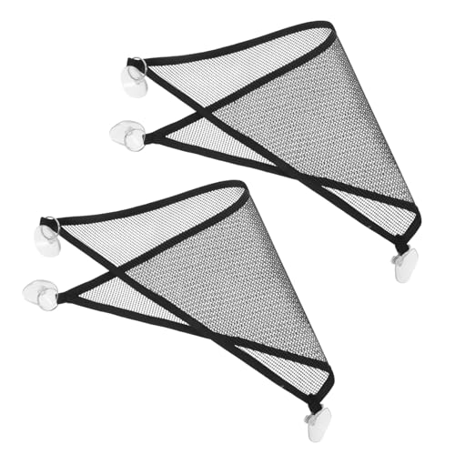 MERRYHAPY 2 Stück Reptilien Hängematten aus Atmungsaktivem Mesh Langlebig Vielseitig für Eidechsen Chamäleons und Schlangen Saugnapfmontiert Verbesserte Belüftung für Kühle von MERRYHAPY