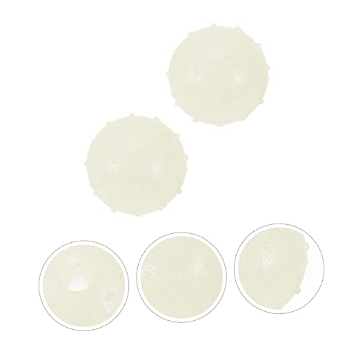 MERRYHAPY 2 Stück Teiliges Hundespielzeug Glow In The Dark Ball Beißfestes Kauspielzeug Leuchtender Interaktiver Gummiball für Aggressive Kauer für Drinnen und Draußen Fördert Bewegung und von MERRYHAPY