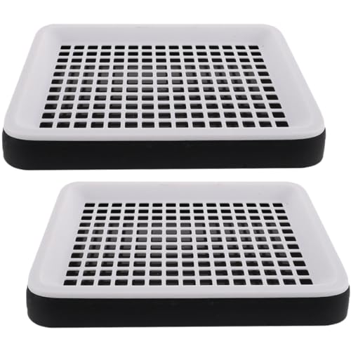 MERRYHAPY 2 Stück Teiliges Kaninchen trainingsklo mit Abnehmbarem Quadratische Frettchen Meerschweinchen Toilette Wasserdichtes Leicht zu Reinigen Auslaufsicher für Kleine Nager MERRYHAPY 2 Stück Teiliges Kaninchen trainingsklo mit Abnehmbarem Quadratische Frettchen Meerschweinchen Toilette Wasserdichtes Leicht zu Reinigen Auslaufsicher für Kleine Nager von MERRYHAPY