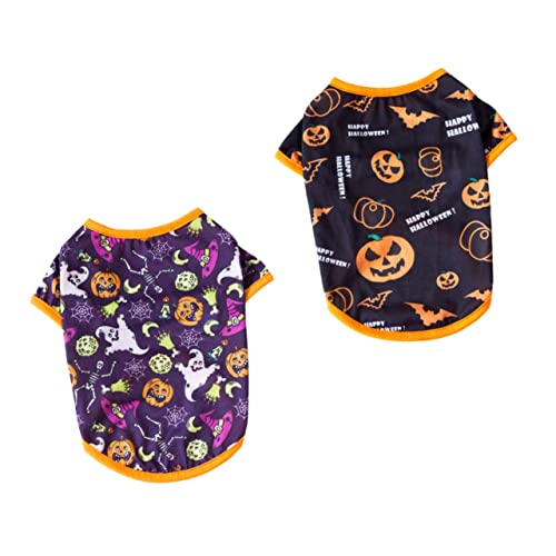 MERRYHAPY 2stücke Halloween Haustierkostüm Aus Kreative Hundekleidung Für Halloween-Partys Süßes Cosplay-Outfit Für Kleine Hunde Und Katzen Mit Zauberhut Und Kürbis-Design MERRYHAPY 2stücke Halloween Haustierkostüm Aus Kreative Hundekleidung Für Halloween-Partys Süßes Cosplay-Outfit Für Kleine Hunde Und Katzen Mit Zauberhut Und Kürbis-Design von MERRYHAPY