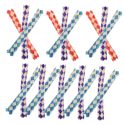 MERRYHAPY Papagei Kauen Spielzeug 24pcs Finger Vogel Spielzeug Nahrungssuche Chopper Handgemachte Vögel Zufällige Farbe MERRYHAPY Papagei Kauen Spielzeug 24pcs Finger Vogel Spielzeug Nahrungssuche Chopper Handgemachte Vögel Zufällige Farbe von MERRYHAPY