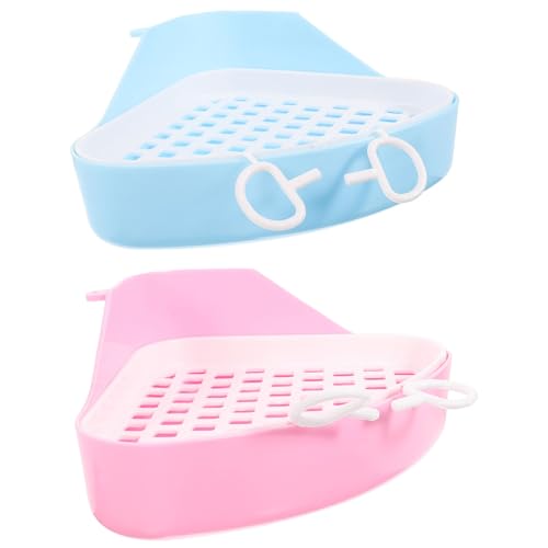 MERRYHAPY 2er-Pack Hamster-trainingstöpfchen Katzentoilette Aus Kunststoff Für Die Tierhandlung Katzentoilette Für Kleintiere Auslaufsicheres Katzenstreubecken MERRYHAPY 2er-Pack Hamster-trainingstöpfchen Katzentoilette Aus Kunststoff Für Die Tierhandlung Katzentoilette Für Kleintiere Auslaufsicheres Katzenstreubecken von MERRYHAPY