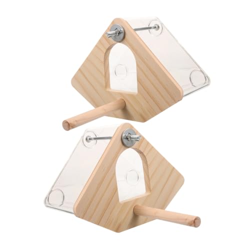 MERRYHAPY Papageien-Zuchtkästen stabile Nistkästen aus Acryl für Vögel einfache Entnahme bequemes Ausruhen von MERRYHAPY