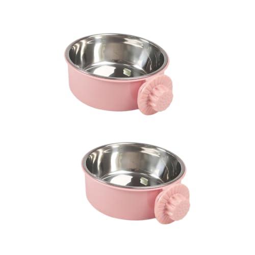 MERRYHAPY 2St Futterautomat für Haustiere pet Supplies pet Food Container Futternapf für Chinchillas Schale Vogelkäfig Tassen hängender Katzennapf Futternapf für Haustiere Haustiernapf Rosa MERRYHAPY 2St Futterautomat für Haustiere pet Supplies pet Food Container Futternapf für Chinchillas Schale Vogelkäfig Tassen hängender Katzennapf Futternapf für Haustiere Haustiernapf Rosa von MERRYHAPY
