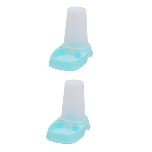 MERRYHAPY 2St Futterautomat für Katzen Futterspender Eimer für hundefutter pet Feeder pet Food Container Katzennapf Katzennäpfe Futterautomat für Hunde Futterautomat für Haustiere Blue von MERRYHAPY
