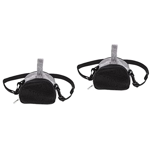 MERRYHAPY 2 Stück Oxford-Stoff-transportbox für Haustiere Meerschweinchen Hamster Ratten Atmungsaktives Mesh Bequemes Reisen und Tragbar von MERRYHAPY