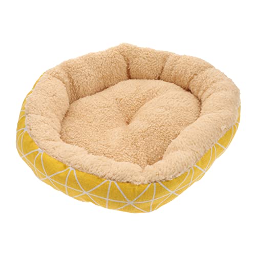 MERRYHAPY 2St Haustierbett aus Lammvlies Schlafbett für Welpen Hunde Plüschdecke Welpenbett Welpenzwinger Hundenest katzenbett pet Bed Haustiernest-Schlafmatte warmes Welpenhaus Tuch Yellow MERRYHAPY 2St Haustierbett aus Lammvlies Schlafbett für Welpen Hunde Plüschdecke Welpenbett Welpenzwinger Hundenest katzenbett pet Bed Haustiernest-Schlafmatte warmes Welpenhaus Tuch Yellow von MERRYHAPY