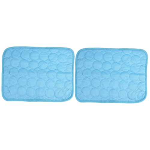 MERRYHAPY 2St Hund Eismatte Hund Coole Matte Haustier kühle Decke Haustier-Sommermatte kühlmatten für Haustiere Haustierkühlmatte matratzenauflage Katze Sommermatte Hund Sommermatte Blue MERRYHAPY 2St Hund Eismatte Hund Coole Matte Haustier kühle Decke Haustier-Sommermatte kühlmatten für Haustiere Haustierkühlmatte matratzenauflage Katze Sommermatte Hund Sommermatte Blue von MERRYHAPY