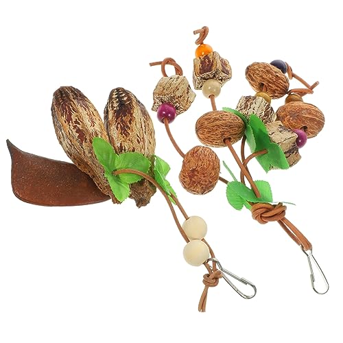 MERRYHAPY 2stücke Naturholz Papagei Spielzeug Bissfestes Kauspielzeug Für Vögel Hängendes Kauen Für Sittiche Und Papageien Attraktives Farbdesign Fördert Spiel Und Spaß MERRYHAPY 2stücke Naturholz Papagei Spielzeug Bissfestes Kauspielzeug Für Vögel Hängendes Kauen Für Sittiche Und Papageien Attraktives Farbdesign Fördert Spiel Und Spaß von MERRYHAPY