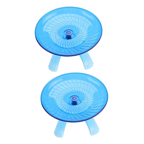 MERRYHAPY 2 Stücke Hamster Übung Rad Nicht Run Disc Pet Aktivität Spielzeug Material Nagel Kappe Training von MERRYHAPY