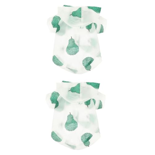 MERRYHAPY Hunde Cappy 2st Sonnenschutzkleidung Für Haustiere Welpen-Hoodie Sonnenschutzkleidung Für Hunde Haustierbekleidung Für Fotoshootings Atmungsaktive Hundebekleidung Sommerkleidung Für Welpen von MERRYHAPY