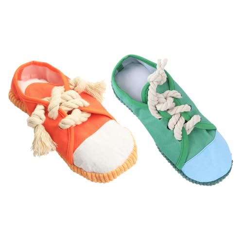 MERRYHAPY 2Stücke Hundeschuh Kauspielzeug Pet Slipperspielzeug Mit Quietscher Langlebig Und Sicher Für Training Und Zahnpflege Für Kleine Und Mittelgroße MERRYHAPY 2Stücke Hundeschuh Kauspielzeug Pet Slipperspielzeug Mit Quietscher Langlebig Und Sicher Für Training Und Zahnpflege Für Kleine Und Mittelgroße von MERRYHAPY