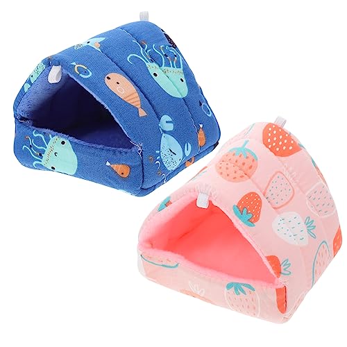 MERRYHAPY 2stücke Baumwoll-haustiernest Hamsterbett Für Kleine Tiere Chinchillahaus Mini-Nest Aus Robustem Baumwollmaterial Leicht Und Tragbar Für Perfekten Schlaf MERRYHAPY 2stücke Baumwoll-haustiernest Hamsterbett Für Kleine Tiere Chinchillahaus Mini-Nest Aus Robustem Baumwollmaterial Leicht Und Tragbar Für Perfekten Schlaf von MERRYHAPY