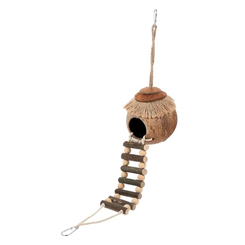 MERRYHAPY 2stücke Kokosnuss-Nest Für Kleintiere Mit Leiter Atmungsaktive Hängematte Für Hamster Ratten Und Zuckergleiter Set Für Käfig Spielplatzgestaltung MERRYHAPY 2stücke Kokosnuss-Nest Für Kleintiere Mit Leiter Atmungsaktive Hängematte Für Hamster Ratten Und Zuckergleiter Set Für Käfig Spielplatzgestaltung von MERRYHAPY