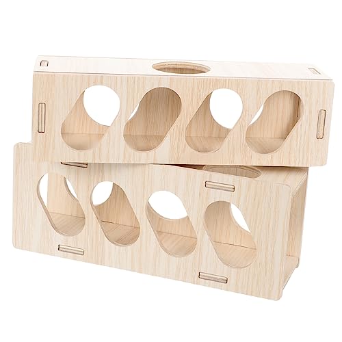 MERRYHAPY 2Stücke Teiliges Hamstertunnel aus Holz für Meerschweinchen und Kleine Sicheres Versteckspielzeug im Käfig zu Installieren Fördert Bewegung und Gesundheit MERRYHAPY 2Stücke Teiliges Hamstertunnel aus Holz für Meerschweinchen und Kleine Sicheres Versteckspielzeug im Käfig zu Installieren Fördert Bewegung und Gesundheit von MERRYHAPY