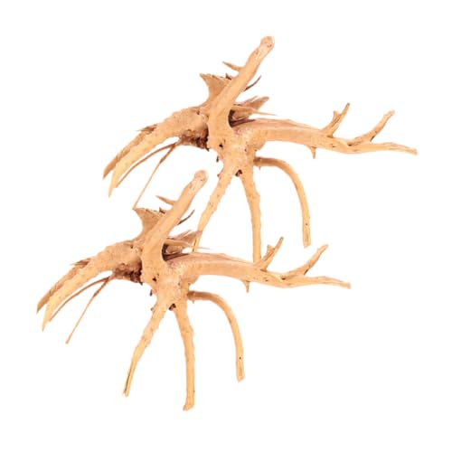 MERRYHAPY 2 Stücke Natürliche Fisch Tank Fisch Dekoration Für Aquarium Aquarium Ornamente Reptil Tank Dekoration Totholz Handwerk MERRYHAPY 2 Stücke Natürliche Fisch Tank Fisch Dekoration Für Aquarium Aquarium Ornamente Reptil Tank Dekoration Totholz Handwerk von MERRYHAPY