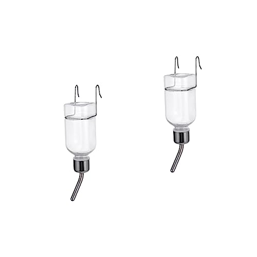 MERRYHAPY 2 Stück Automatischer Futterspender Wasserspender Für Kleintiere Tragbare Hängeflasche Design Sicheres Kunststoffmaterial Heimtierbedarf von MERRYHAPY